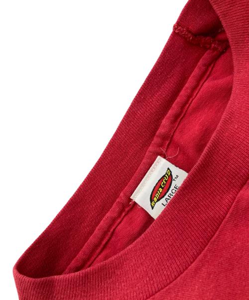 SANTA CRUZ（サンタクルーズ）SANTA CRUZ (サンタクルーズ) プリントカットソー レッド サイズ:Ｌの古着・服飾アイテム