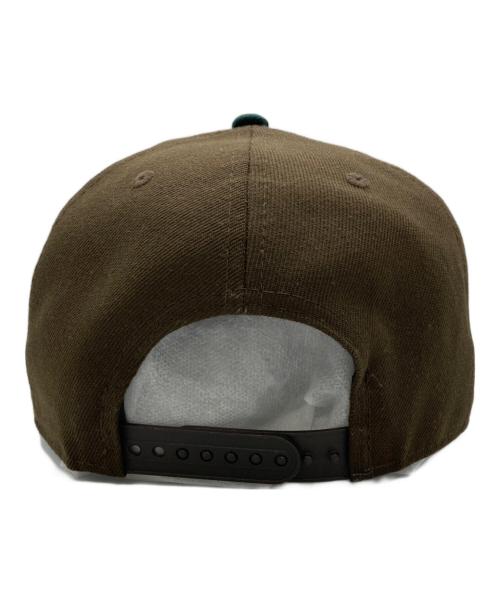 New Era（ニューエラ）New Era (ニューエラ) Manastash (マナスタッシュ) キャップ グリーン×ブラウン サイズ:MEDIUM/LARGEの古着・服飾アイテム