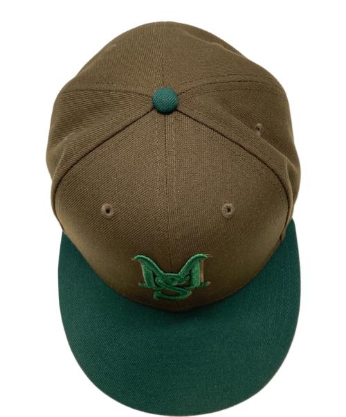 New Era（ニューエラ）New Era (ニューエラ) Manastash (マナスタッシュ) キャップ グリーン×ブラウン サイズ:MEDIUM/LARGEの古着・服飾アイテム