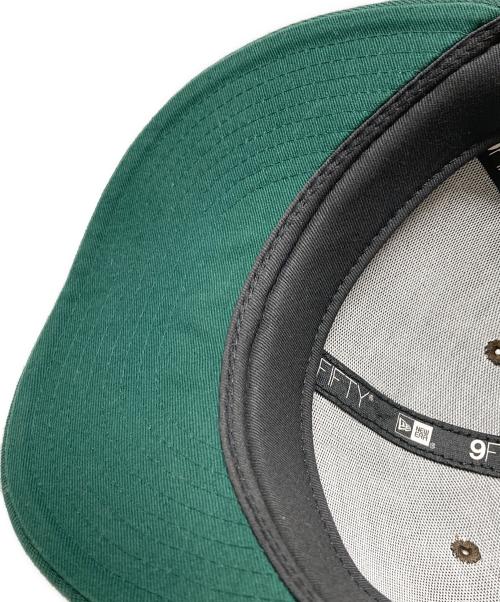 New Era（ニューエラ）New Era (ニューエラ) Manastash (マナスタッシュ) キャップ グリーン×ブラウン サイズ:MEDIUM/LARGEの古着・服飾アイテム