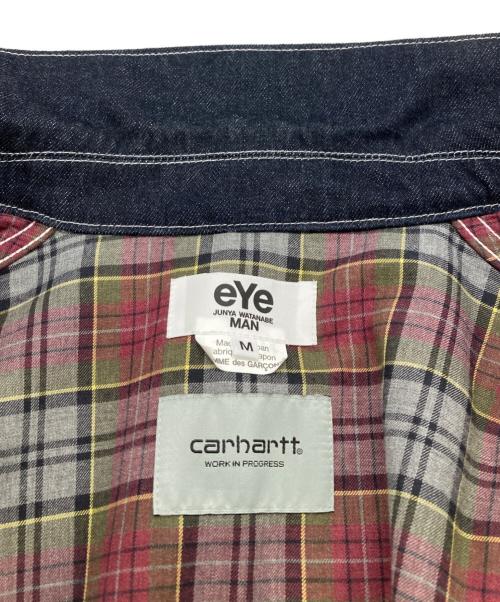 eYe COMME des GARCONS JUNYAWATANABE MAN（アイ コム デ ギャルソン ジュンヤ ワタナベ マン）eYe COMME des GARCONS JUNYAWATANABE MAN (アイ コム デ ギャルソン ジュンヤ ワタナベ マン) CarHartt (カーハート) W-NAME WORK JACKET インディゴ サイズ:Ｍの古着・服飾アイテム