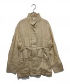 CHAOSカオス）の古着「マラカンロングブルゾン」｜ベージュ