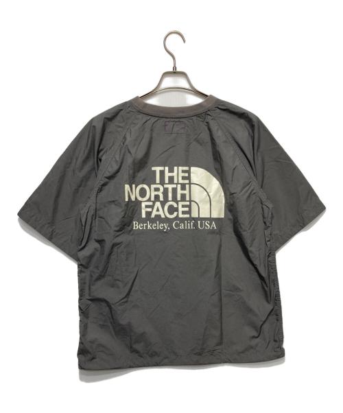 THE NORTHFACE PURPLELABEL（ザ・ノースフェイス パープルレーベル）THE NORTHFACE PURPLELABEL (ザ・ノースフェイス パープルレーベル) BEAUTY&YOUTH (ビューティーアンドユース) 別注プリントナイロンTシャツ グレー サイズ:Ｌの古着・服飾アイテム