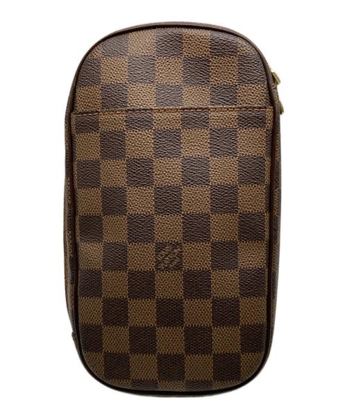 LOUIS VUITTON（ルイ ヴィトン）LOUIS VUITTON (ルイ ヴィトン) ダミエ ポシェットガンジュ SPオーダー ブラウンの古着・服飾アイテム