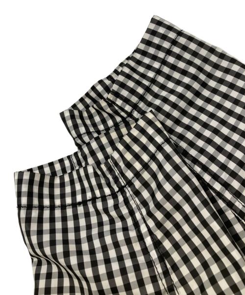 COMME des GARCONS COMME des GARCONS（コムデギャルソン コムデギャルソン）COMME des GARCONS COMME des GARCONS (コムデギャルソン コムデギャルソン) ギンガムチェックステンカラーコート ホワイト×ブラック サイズ:XSの古着・服飾アイテム