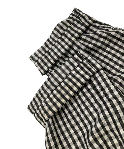COMME des GARCONS COMME des GARCONS（コムデギャルソン コムデギャルソン）COMME des GARCONS COMME des GARCONS (コムデギャルソン コムデギャルソン) ギンガムチェックステンカラーコート ホワイト×ブラック サイズ:XSの古着・服飾アイテム