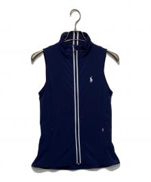 POLO GOLF（ポロ ゴルフ）の古着「スリーブレスジャケット」｜ネイビー