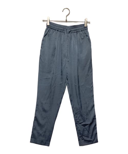 YORI（ヨリ）YORI (ヨリ) ダブルクロスパンツ ブルー サイズ:36の古着・服飾アイテム