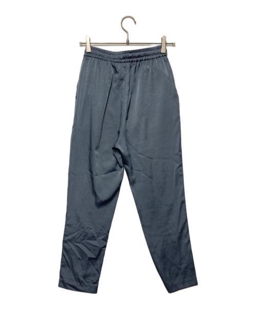 YORI（ヨリ）YORI (ヨリ) ダブルクロスパンツ ブルー サイズ:36の古着・服飾アイテム