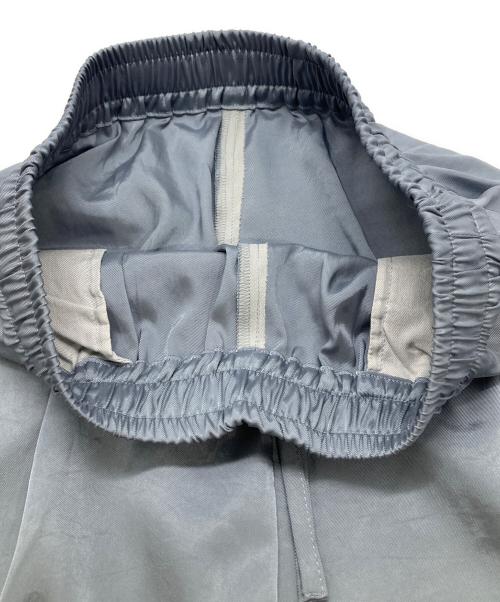 YORI（ヨリ）YORI (ヨリ) ダブルクロスパンツ ブルー サイズ:36の古着・服飾アイテム