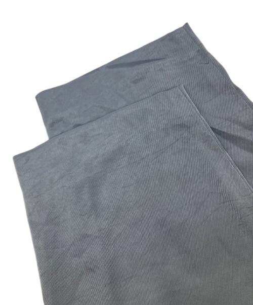 YORI（ヨリ）YORI (ヨリ) ダブルクロスパンツ ブルー サイズ:36の古着・服飾アイテム