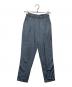YORI（ヨリ）の古着「ダブルクロスパンツ」｜ブルー