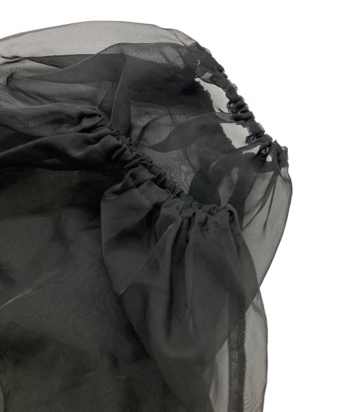 ELLA（エラ）ELLA (エラ) organdie balloon PO ブラック サイズ:Fの古着・服飾アイテム