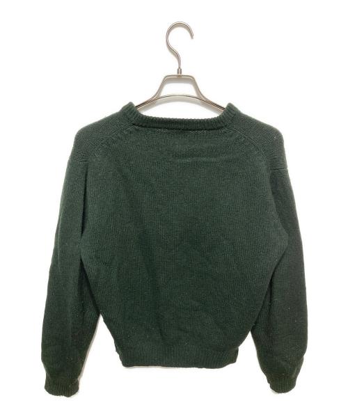 Y's for men（ワイズフォーメン）Y's for men (ワイズフォーメン) Vネックニット グリーン サイズ:ーの古着・服飾アイテム