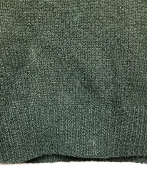 Y's for men（ワイズフォーメン）Y's for men (ワイズフォーメン) Vネックニット グリーン サイズ:ーの古着・服飾アイテム