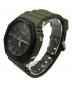 CASIO (カシオ) デジアナコンビネーションウォッチ ブラック×グリーン：6000円