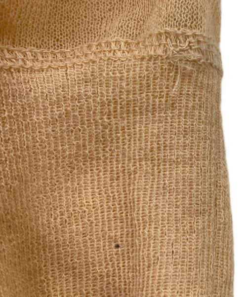 6(ROKU) BEAUTY&YOUTH（ロク ビューティーアンドユース）6(ROKU) BEAUTY&YOUTH (ロク ビューティーアンドユース) SHEER COLOR RIB PULLOVER オレンジ サイズ:表記無しの古着・服飾アイテム