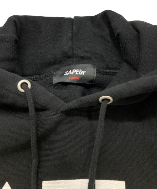SAPEur（サプール）SAPEur (サプール) プルオーバーパーカー ブラック サイズ:Ⅼの古着・服飾アイテム