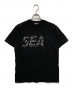 WIND AND SEAウィンダンシー）の古着「プリントTシャツ」｜ブラック