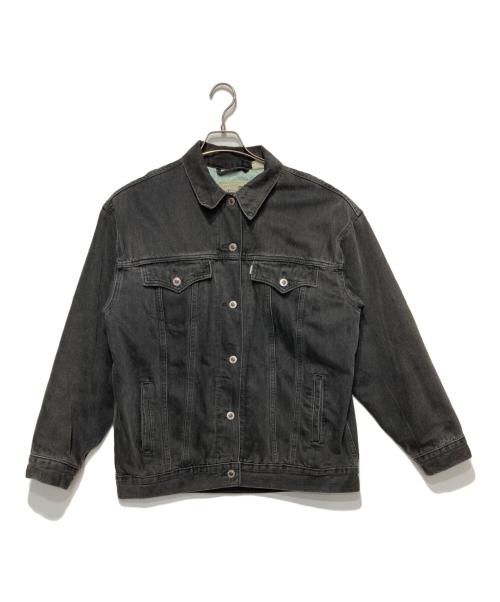 LEVI'S（リーバイス）LEVI'S (リーバイス) 裏キルティングデニムジャケット ブラック サイズ:Sの古着・服飾アイテム