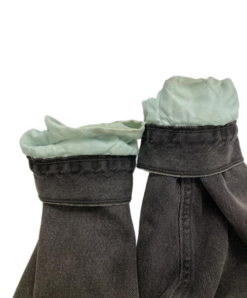 LEVI'S（リーバイス）LEVI'S (リーバイス) 裏キルティングデニムジャケット ブラック サイズ:Sの古着・服飾アイテム