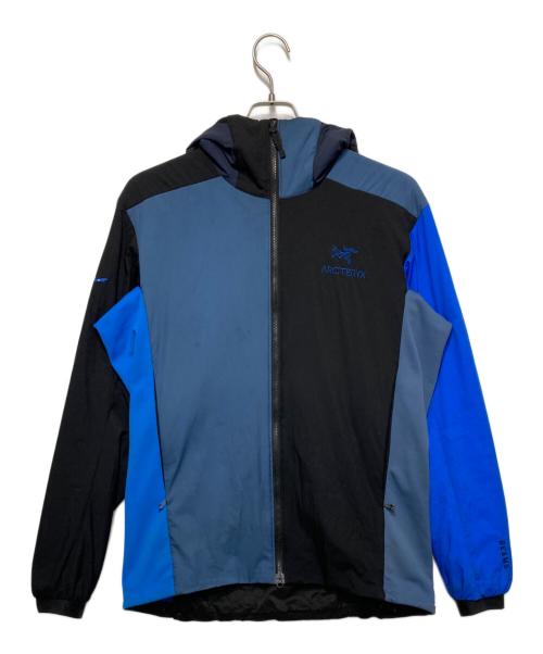ARC'TERYX（アークテリクス）ARC'TERYX (アークテリクス) BEAMS (ビームス) 別注ATOM LT HOODY ブルー×ブラック サイズ:Sの古着・服飾アイテム