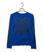 SUPREME×Hanesシュプリーム×ヘインズ）の古着「Bones Thermal Crew」｜ブルー