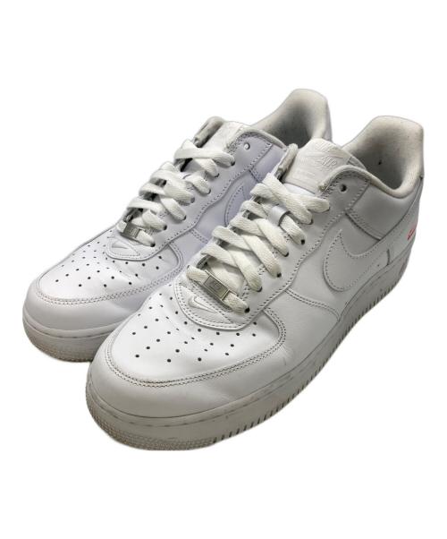 NIKE（ナイキ）NIKE (ナイキ) SUPREME (シュプリーム) エアフォース1 ホワイト サイズ:28.5の古着・服飾アイテム
