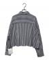 La boutique BonBon (ラブティックボンボン) ストライプクロップドシャツ ネイビー サイズ:Free 未使用品：3000円