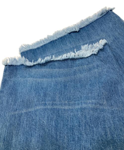 MAISON SPECIAL（メゾンスペシャル）MAISON SPECIAL (メゾンスペシャル) フォールドタックベルテッドハイパーワイドデニムパンツ インディゴ サイズ:01の古着・服飾アイテム