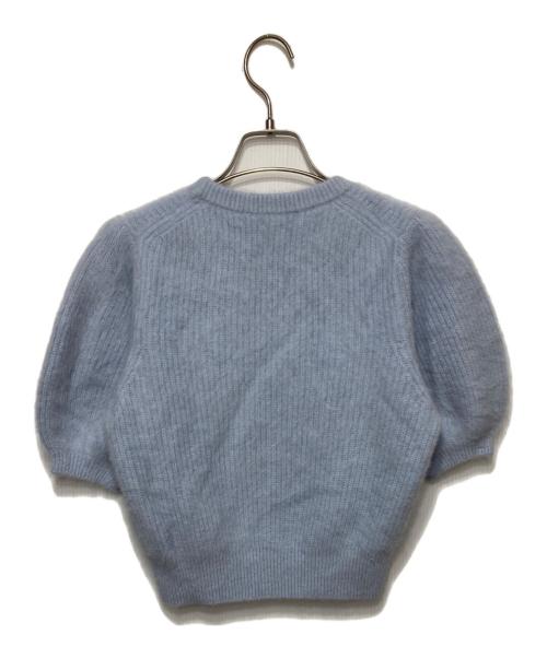 HER LIP TO（ハーリップトゥ）HER LIP TO (ハーリップトゥ) Fancy Cashmere Blend Pullover ブルー サイズ:Fの古着・服飾アイテム