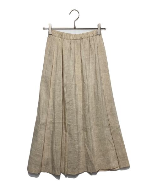 JURGEN LEHL（ヨーガンレール）JURGEN LEHL (ヨーガンレール) リネンブレンドスカート アイボリー サイズ:Mの古着・服飾アイテム