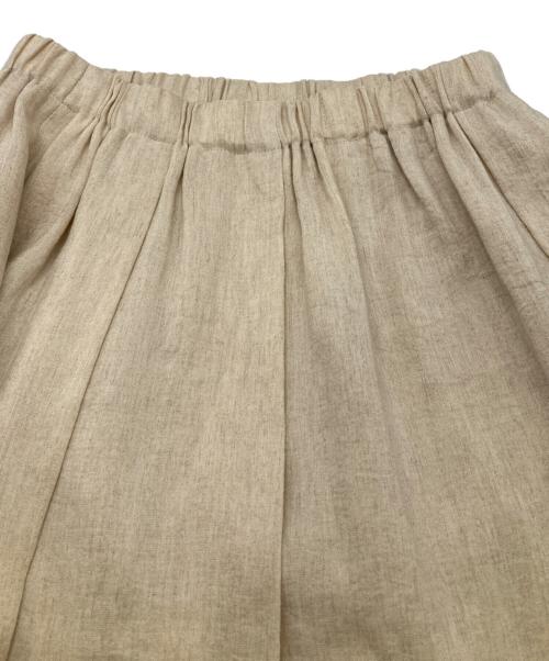 JURGEN LEHL（ヨーガンレール）JURGEN LEHL (ヨーガンレール) リネンブレンドスカート アイボリー サイズ:Mの古着・服飾アイテム