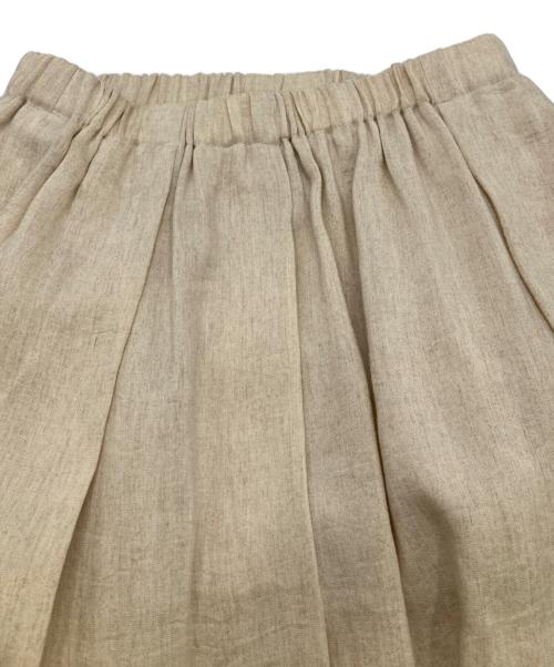 JURGEN LEHL（ヨーガンレール）JURGEN LEHL (ヨーガンレール) リネンブレンドスカート アイボリー サイズ:Mの古着・服飾アイテム