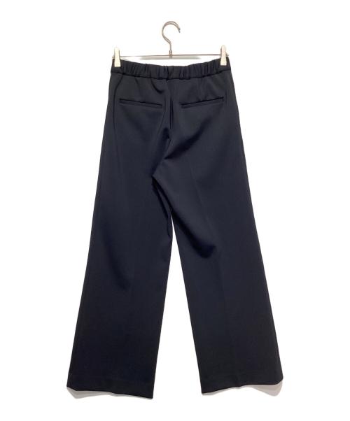 UNITED ARROWS（ユナイテッドアローズ）UNITED ARROWS (ユナイテッドアローズ) SPONGY タック ワイドパンツ ブラック サイズ:40の古着・服飾アイテム
