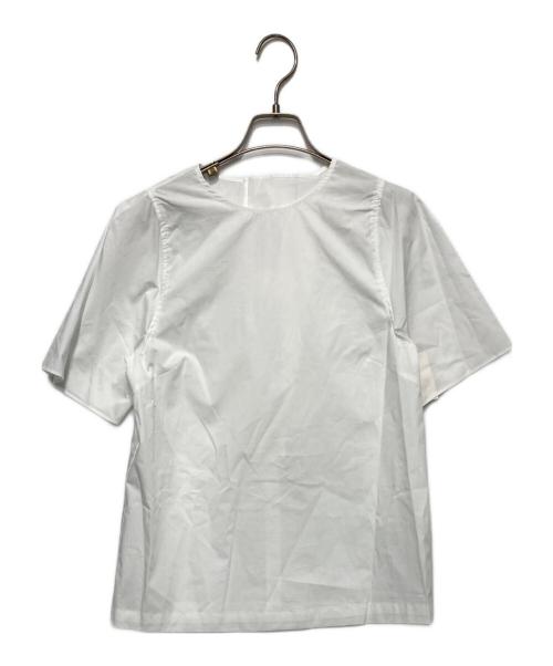 Whim Gazette（ウィムガゼット）Whim Gazette (ウィムガゼット) バックリボンブラウス ホワイト サイズ:F 未使用品の古着・服飾アイテム