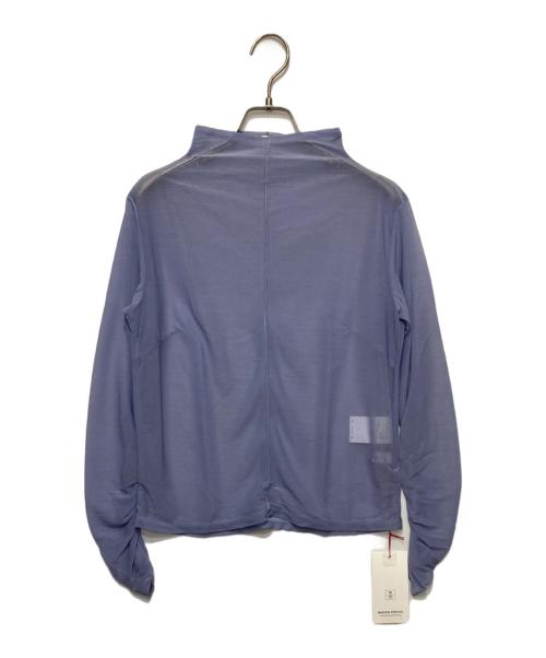 MAISON SPECIAL（メゾンスペシャル）MAISON SPECIAL (メゾンスペシャル) レイヤードシアートップス ブルー サイズ:FREEの古着・服飾アイテム