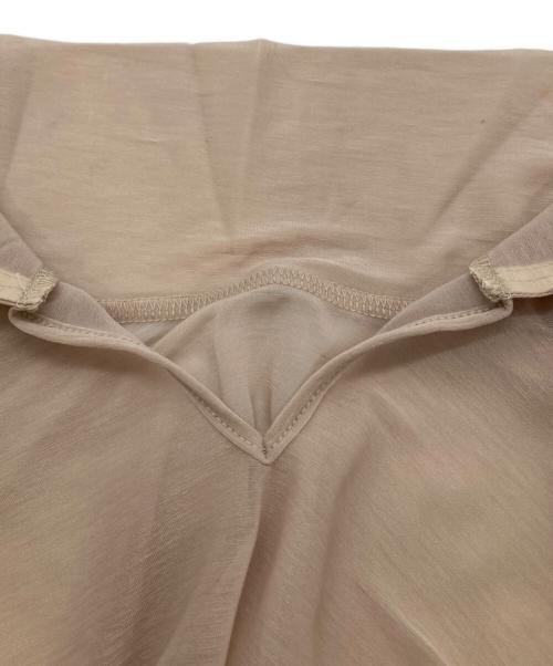 MAISON SPECIAL（メゾンスペシャル）MAISON SPECIAL (メゾンスペシャル) レイヤードシアートップス ベージュ サイズ:freeの古着・服飾アイテム