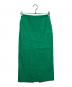 Whim Gazette（ウィムガゼット）の古着「リネンペンシルスカート」｜グリーン