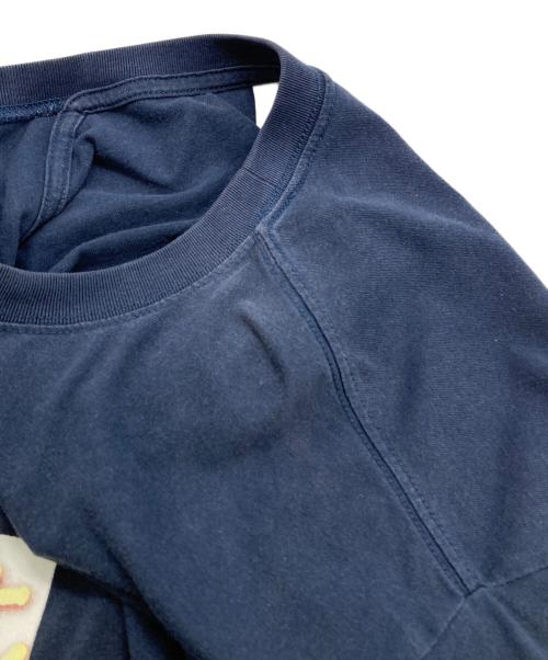 thisisneverthat（ディスイズネバーザット）thisisneverthat (ディスイズネバーザット) Cutout Letters L/S Tee ネイビー サイズ:Ｍの古着・服飾アイテム