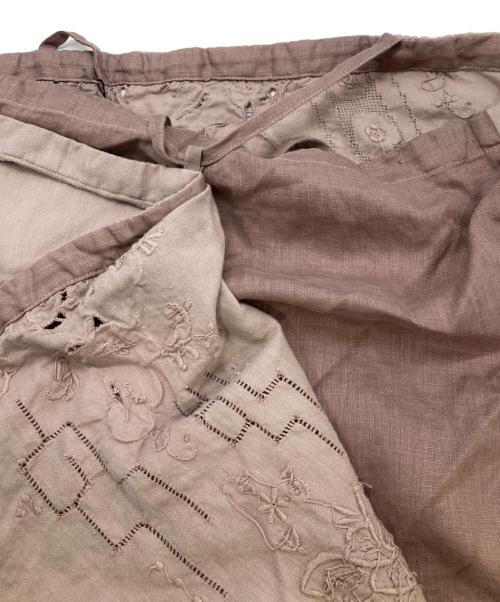 Heriter（エリテ）Heriter (エリテ) リネンラップスカート パープル サイズ:38 未使用品の古着・服飾アイテム