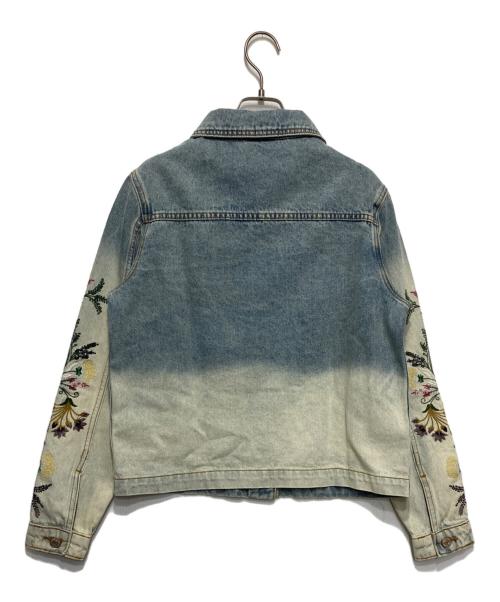 Desigual（デシグアル）Desigual (デシグアル) フローラルエンブロイダリーデニムジャケット インディゴ サイズ:Sの古着・服飾アイテム
