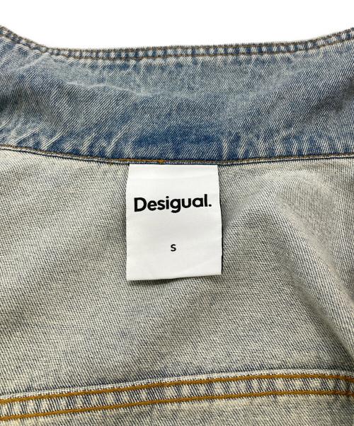 Desigual（デシグアル）Desigual (デシグアル) フローラルエンブロイダリーデニムジャケット インディゴ サイズ:Sの古着・服飾アイテム