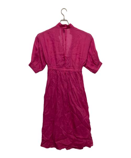 note et silence（ノートエシロンス）note et silence (ノートエシロンス) ラミーカシュクールLSワンピース パープル サイズ:Freeの古着・服飾アイテム