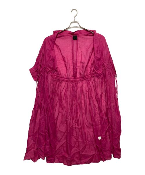 note et silence（ノートエシロンス）note et silence (ノートエシロンス) ラミーカシュクールLSワンピース パープル サイズ:Freeの古着・服飾アイテム