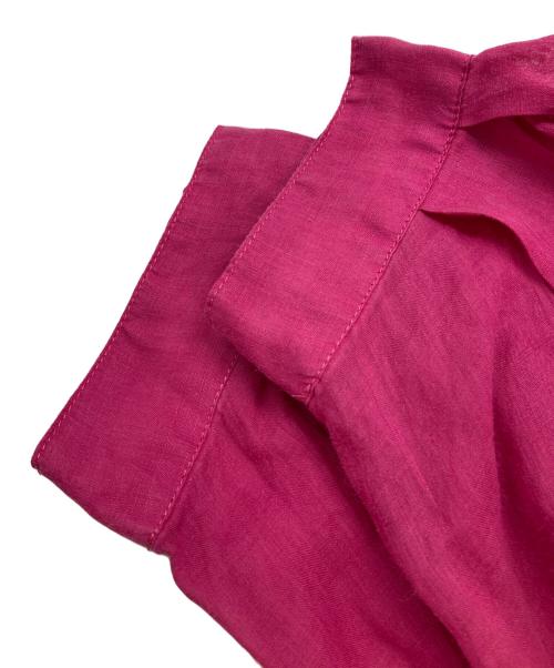 note et silence（ノートエシロンス）note et silence (ノートエシロンス) ラミーカシュクールLSワンピース パープル サイズ:Freeの古着・服飾アイテム