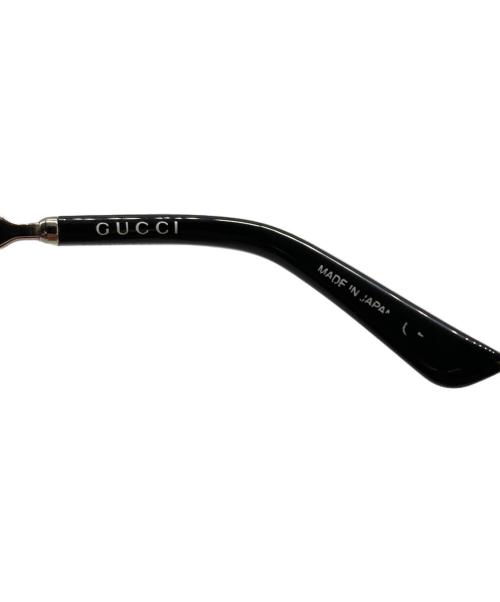 GUCCI（グッチ）GUCCI (グッチ) ラウンドフレームサングラス ブラック サイズ:56□19-140の古着・服飾アイテム