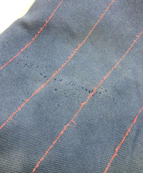 COMME des GARCONS HOMME DEUX（コムデギャルソン オム ドゥ）COMME des GARCONS HOMME DEUX (コムデギャルソン オム ドゥ) ストライプパンツ ネイビー サイズ:Mの古着・服飾アイテム