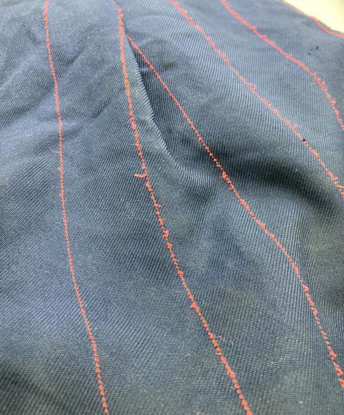 COMME des GARCONS HOMME DEUX（コムデギャルソン オム ドゥ）COMME des GARCONS HOMME DEUX (コムデギャルソン オム ドゥ) ストライプパンツ ネイビー サイズ:Mの古着・服飾アイテム