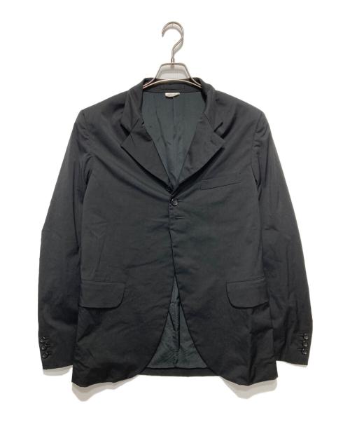 COMME des GARCONS HOMME PLUS（コムデギャルソンオムプリュス）COMME des GARCONS HOMME PLUS (コムデギャルソンオムプリュス) デザインテーラードジャケット ブラック サイズ:Mの古着・服飾アイテム
